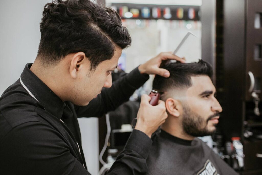 InFlo Haircut in Barbershop